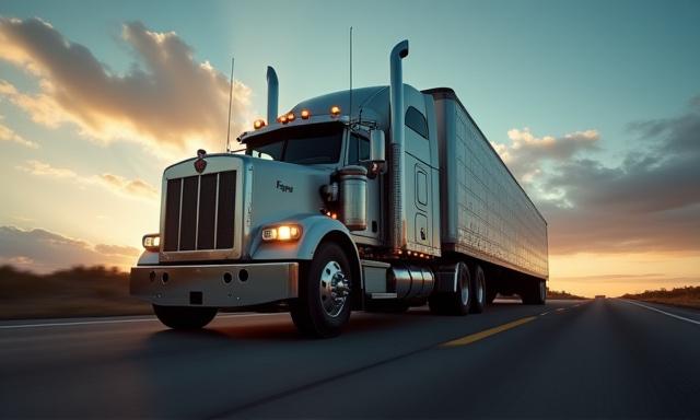 PHK Semi-truck with team drivers for non-stop hauling