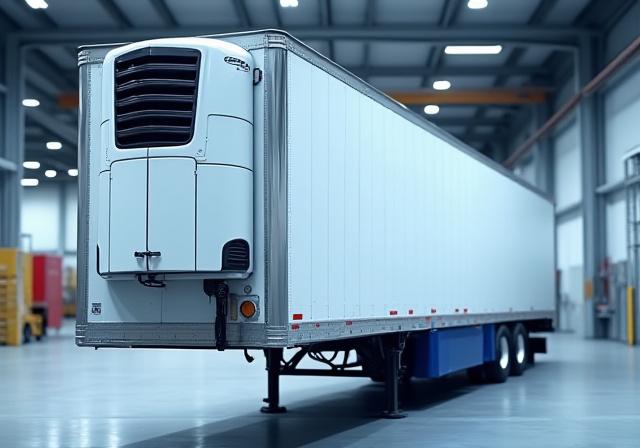 Modern 53 foot dry van trailer with PHK Hauling branding in St. Louis
